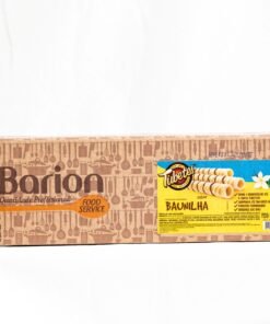 Tubete sabor baunilha(rolinhos de wafer) barion 1,0kg
