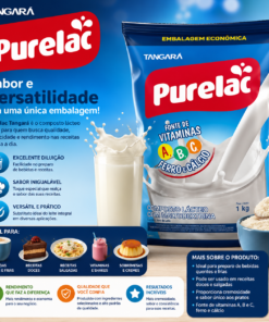 Composto lacteo em po p/ beber purelac c/ 1 kg
