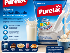Composto lacteo em po p/ beber purelac c/ 1 kg